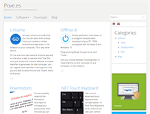 Tablet Screenshot of pove.es